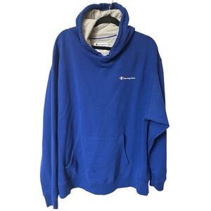 Champion Powerblend Fleece Royal Blue Hoodie/Sweatshirt XXL